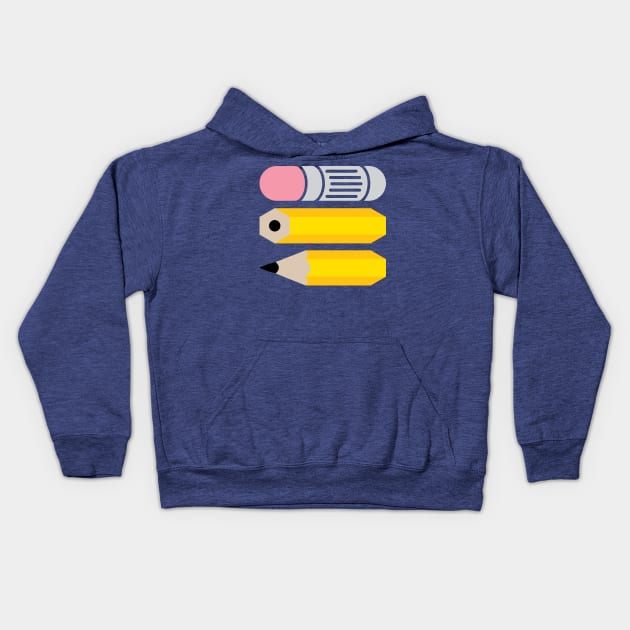 Pencil Polo Kids Hoodie by bortwein